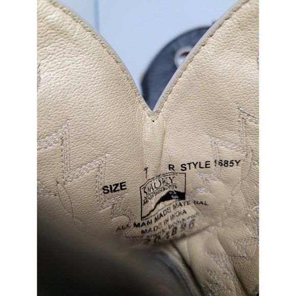 SMOKY MOUNTAIN BOOTS Blaze‎ Western Boots, Color: Brown/Black Size 7 - Picture 9 of 10